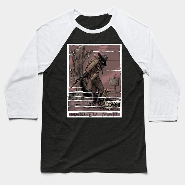 Hanged Man Baseball T-Shirt by Froobius